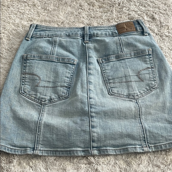 AE Denim Button-Front Women's Skirt - Picture 4 of 5